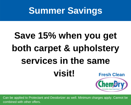 Fresh Clean Chem-Dry Upholstery Cleaning Coupon